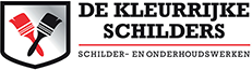 De kleurrijke schilders Logo